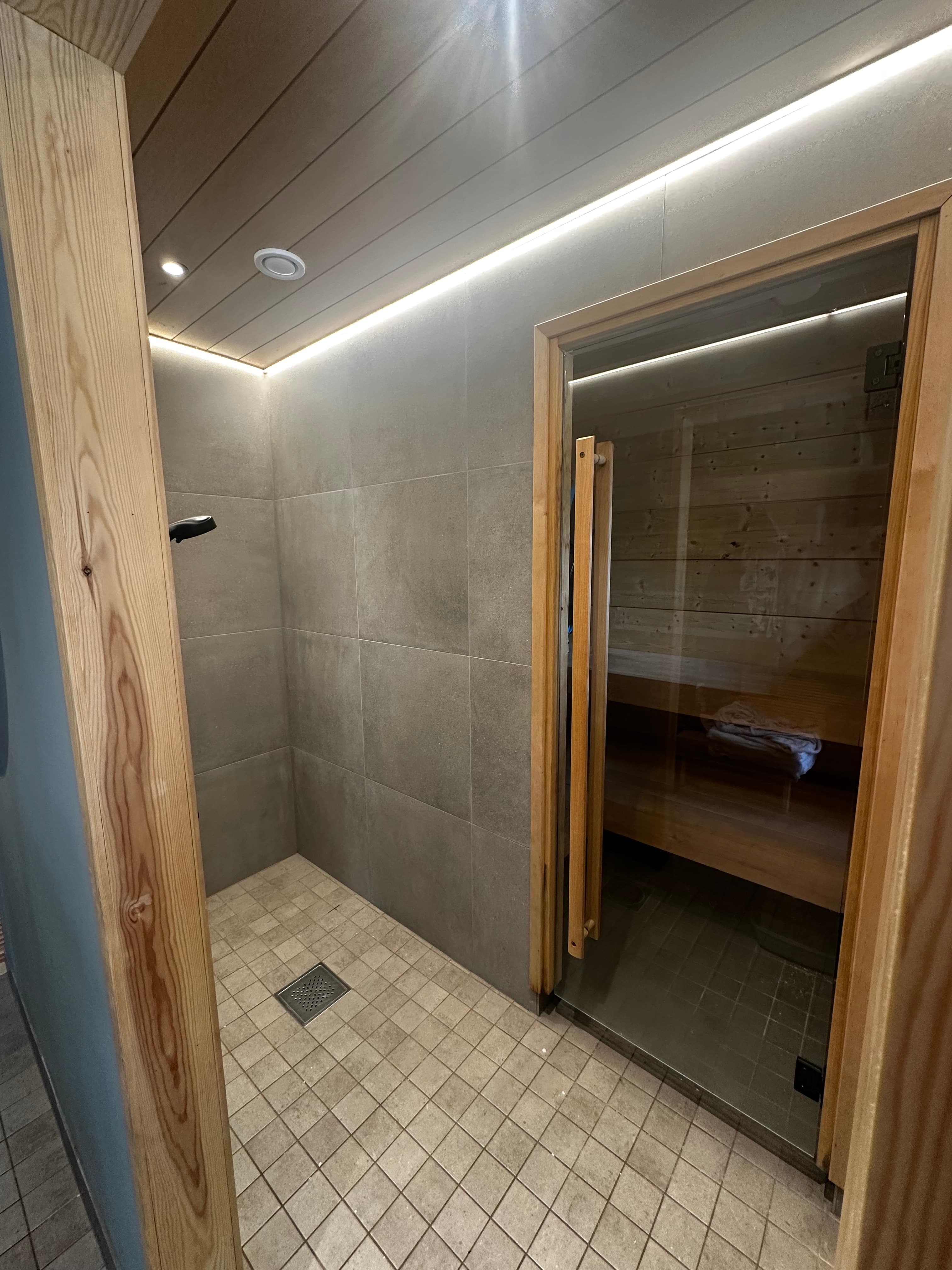 Private Finnish sauna at Snow & Pine, Levi, Finnish Lapland